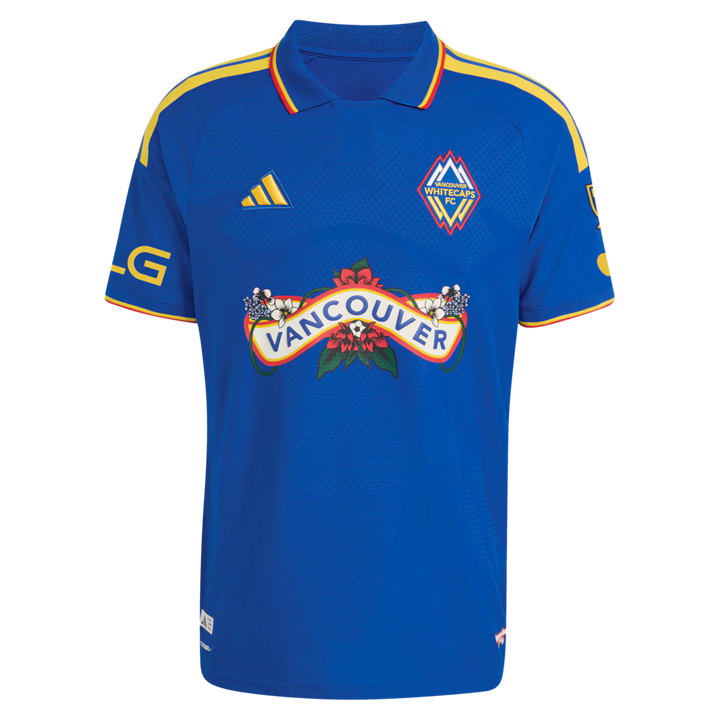 Vancouver Whitecaps FC Jersey – MLS adidas Archive Authentic Telus – Royal (USA Sourced) by Adidas