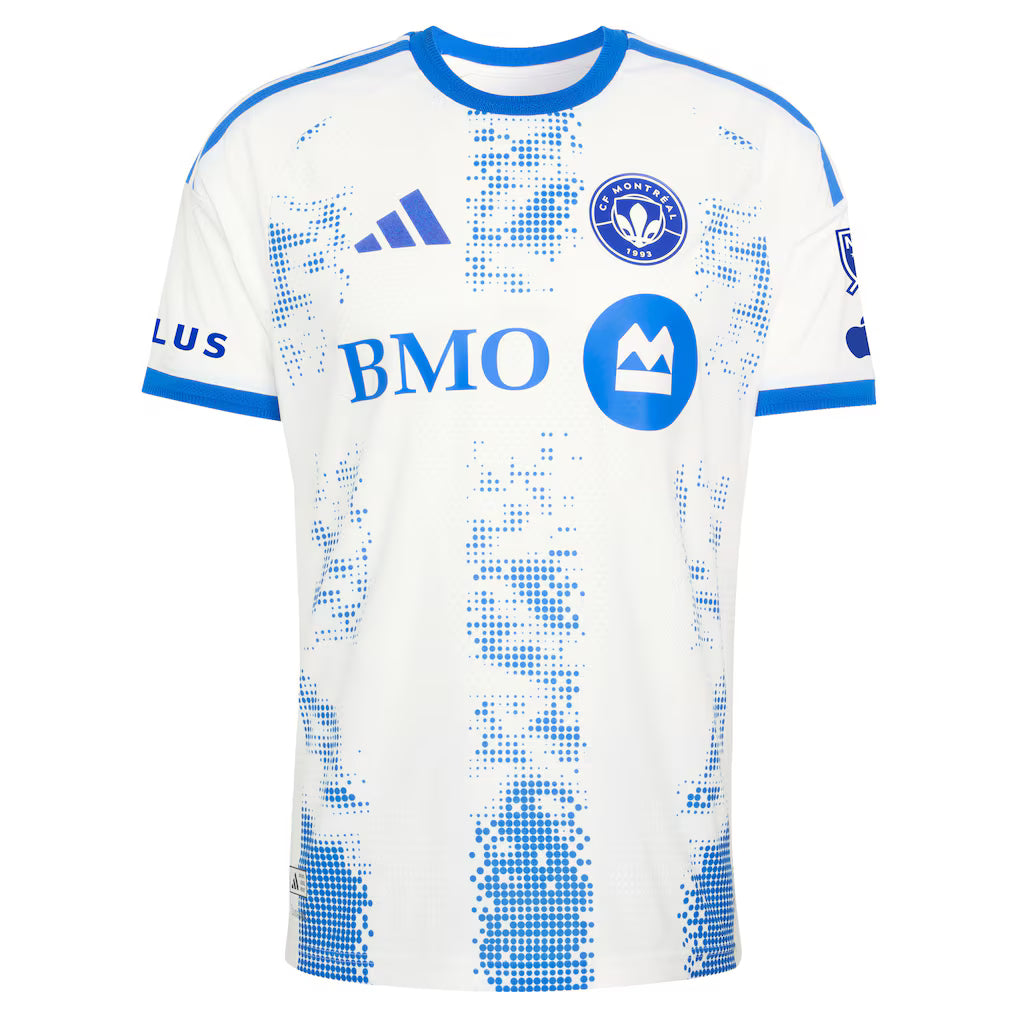 CF Montréal MLS adidas The Procure Jersey On-Field Authentic Patch Jersey – White (USA Stock) - UKASSNI