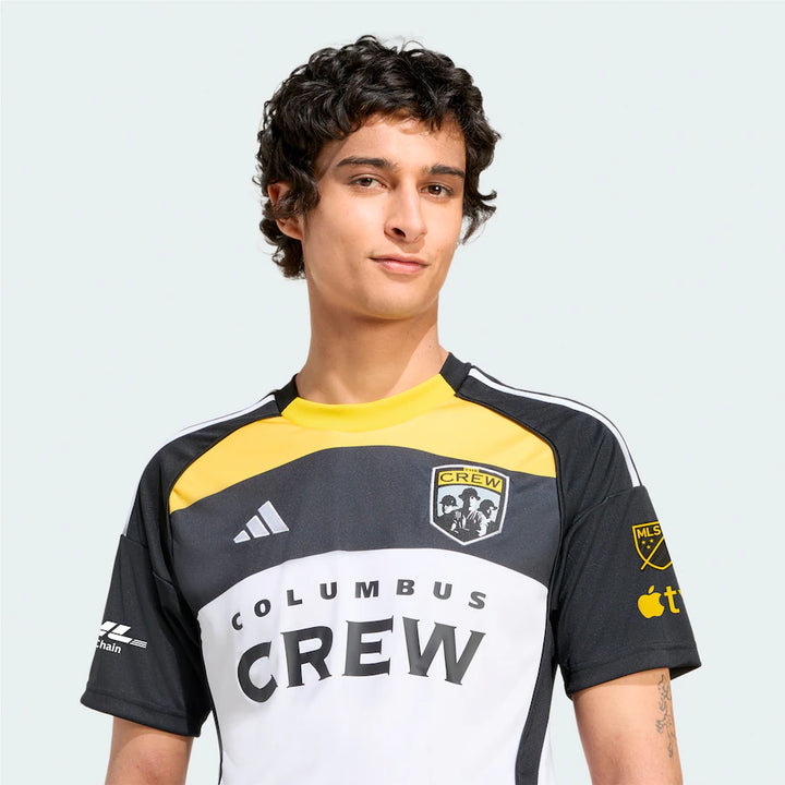 Columbus Crew MLS adidas 2025 Third Authentic Jersey – White (USA Stock) - UKASSNI