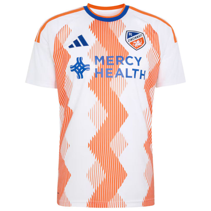 FC Cincinnati MLS adidas 2026 The Seven Hills Kit Replica Jersey – White (USA Stock) by Adidas