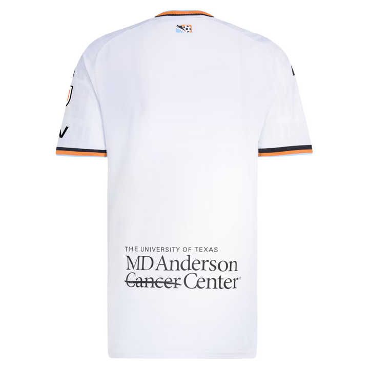 Houston Dynamo FC Jersey – MLS adidas Archive Authentic MD Anderson – White (USA Sourced) by Adidas