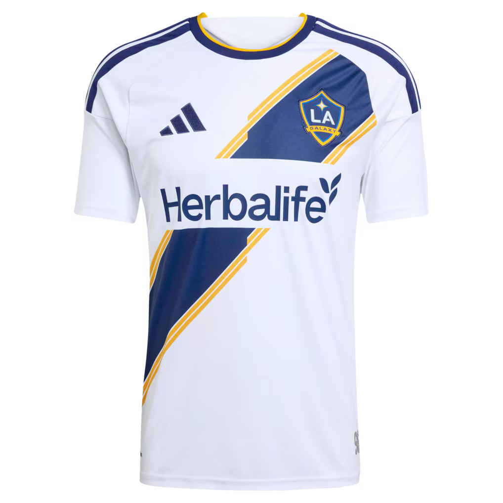 LA Galaxy MLS adidas The VeloCITY Kit Replica Jersey – White (USA Stock) - UKASSNI
