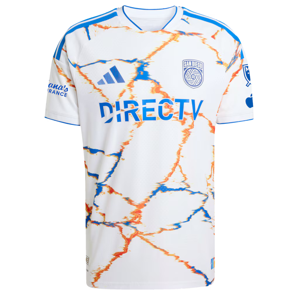 San Diego FC MLS adidas Unprecedented Unity Kit On-Field Authentic Patch Jersey – White (USA Stock) - UKASSNI
