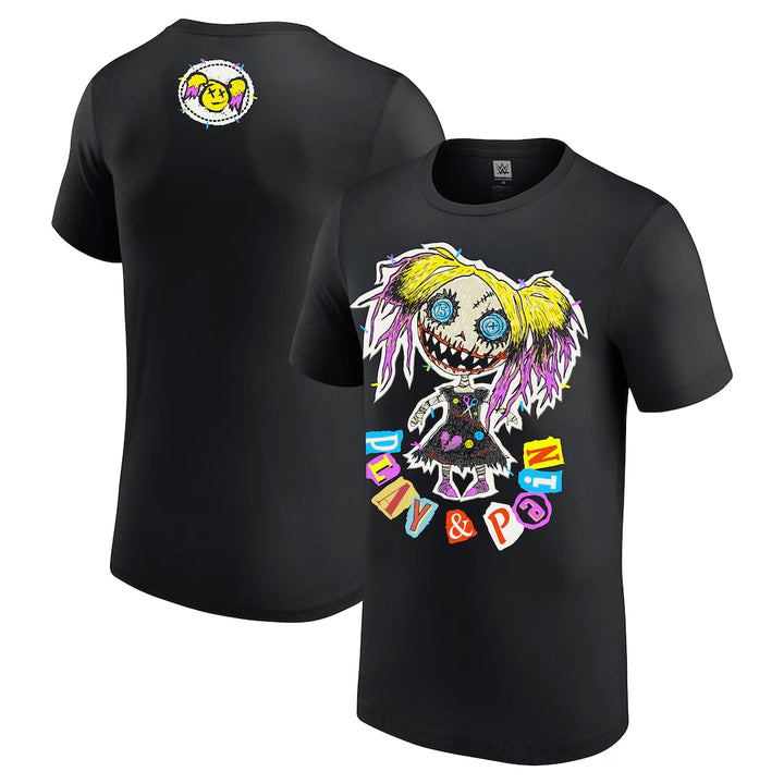 Alexa Bliss WWE Play &amp; Pain T-Shirt – Black (UK Stock) - UKASSNI