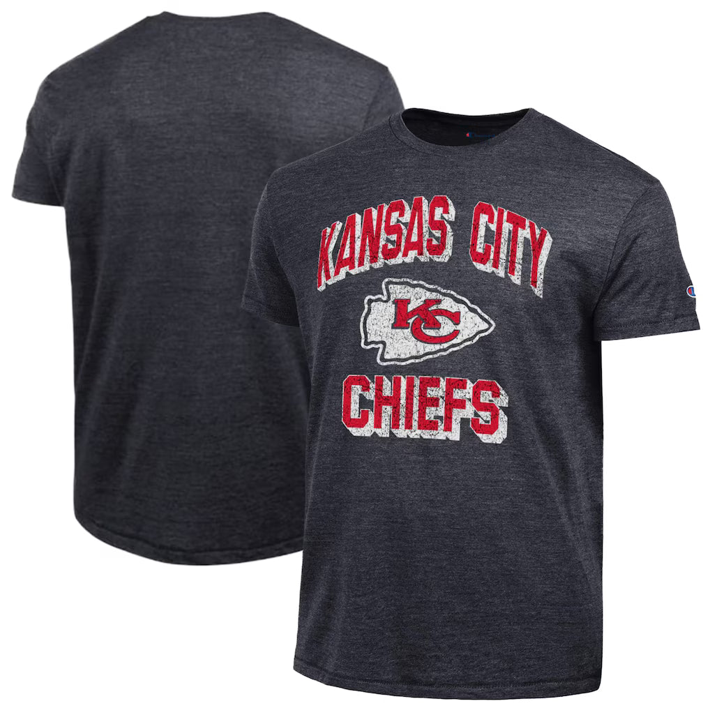 Kansas City Chiefs NFL Champion Ultimate Tri-Blend T-Shirt – Red (USA Stock) - UKASSNI