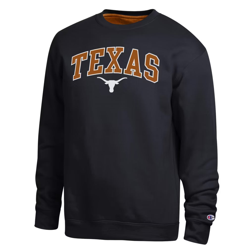 Texas Longhorns Sweatshirt – NCAA Champion Arch – 3 Colours (USA Sourced)
