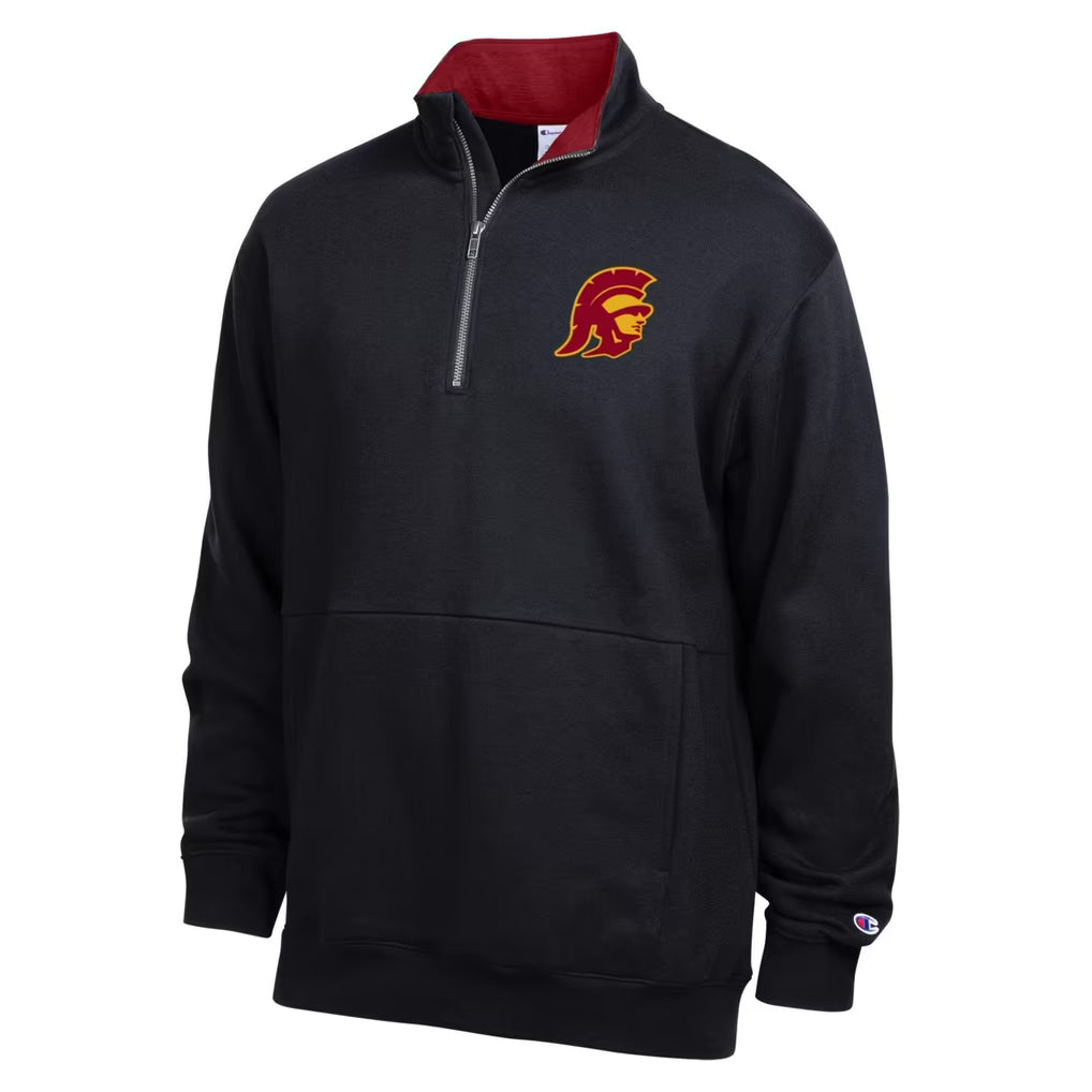 USC Trojans Quarter-Zip Pullover – NCAA Champion Fleece – 3 Colours (USA Sourced)