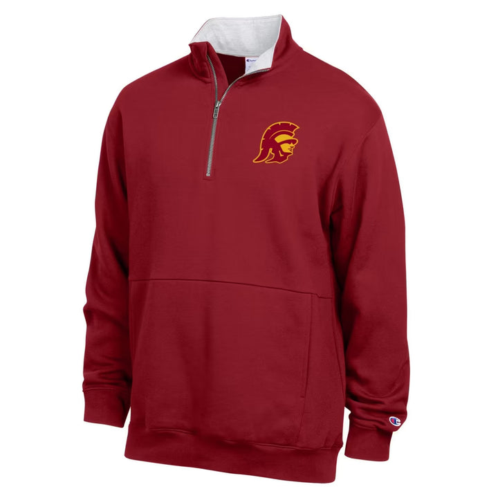 USC Trojans Quarter-Zip Pullover – NCAA Champion Fleece – 3 Colours (USA Sourced)