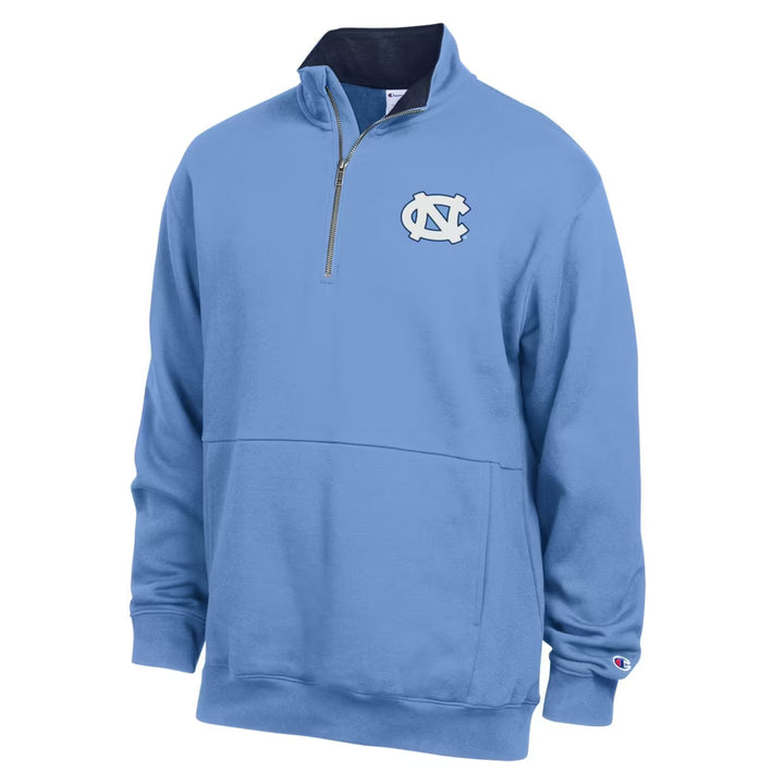 North Carolina Tar Heels Quarter-Zip Pullover – NCAA Champion Fleece – 4 Colours (USA Sourced)