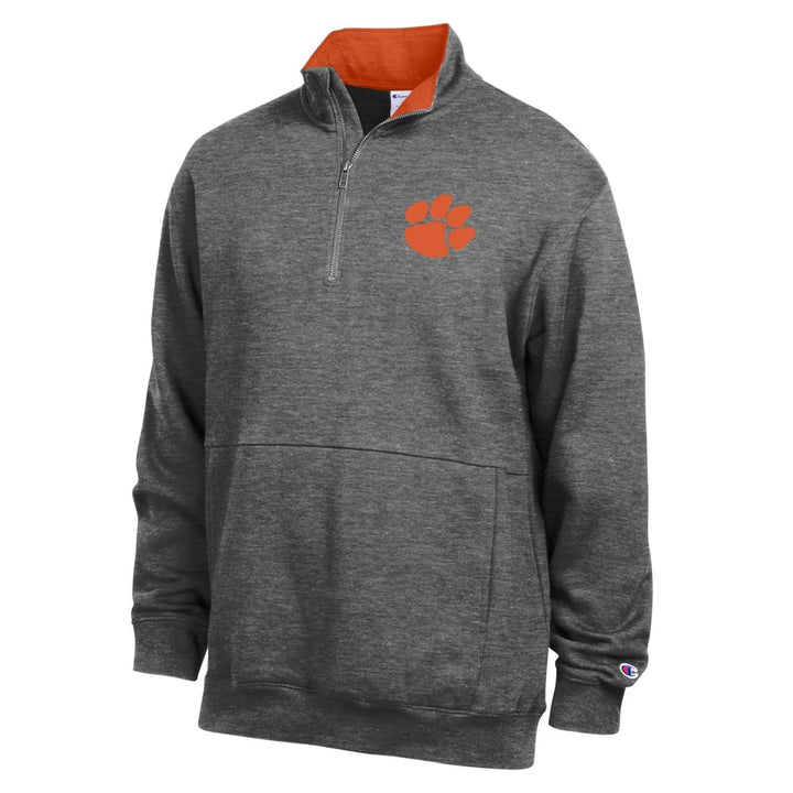 Clemson Tigers Quarter-Zip Pullover – NCAA Champion Fleece – 5 Colours (USA Sourced)