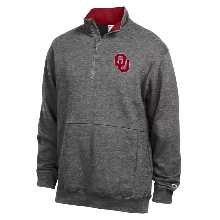 Oklahoma Sooners Quarter-Zip Pullover – NCAA Champion Fleece – 3 Colours (USA Sourced)