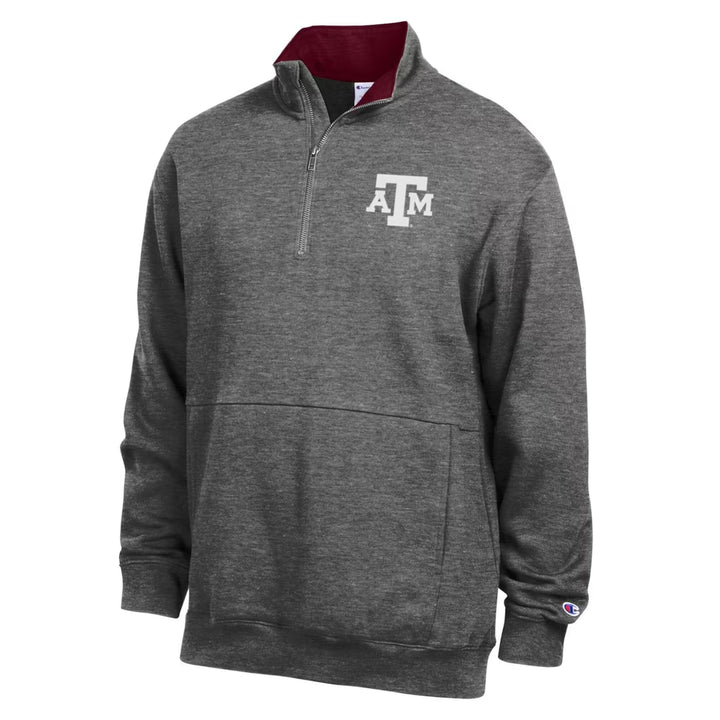 Texas A&amp;M Aggies Quarter-Zip Pullover – NCAA Champion Fleece – 3 Colours (USA Sourced)