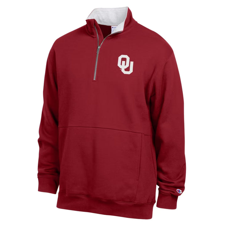 Oklahoma Sooners Quarter-Zip Pullover – NCAA Champion Fleece – 3 Colours (USA Sourced)
