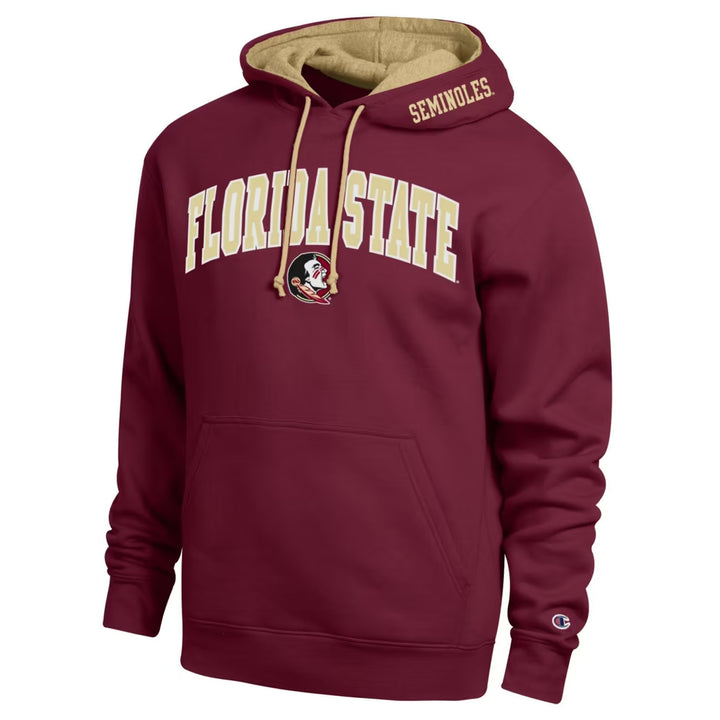 Florida State Seminoles Hoodie – NCAA Champion Arch Tackle Twill – 3 Colours (USA Sourced)