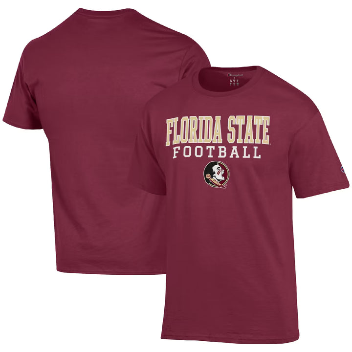 Florida State Seminoles T-Shirt – NCAA Champion Football Stack – 4 Colours (USA Sourced)