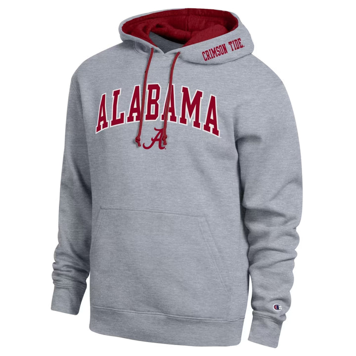 Alabama Crimson Tide Hoodie – NCAA Champion Arch Tackle Twill – 4 Colours (USA Sourced)