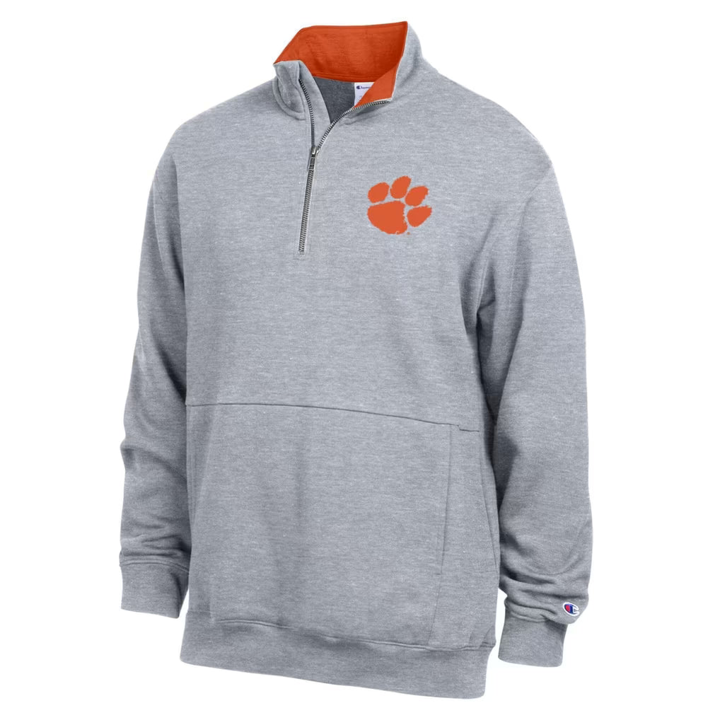 Clemson Tigers Quarter-Zip Pullover – NCAA Champion Fleece – 5 Colours (USA Sourced)
