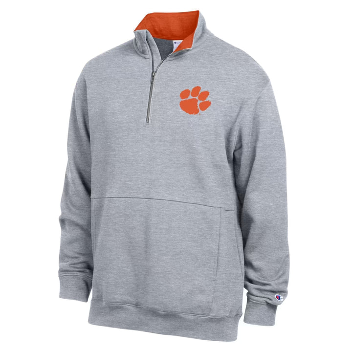 Clemson Tigers Quarter-Zip Pullover – NCAA Champion Fleece – 5 Colours (USA Sourced)