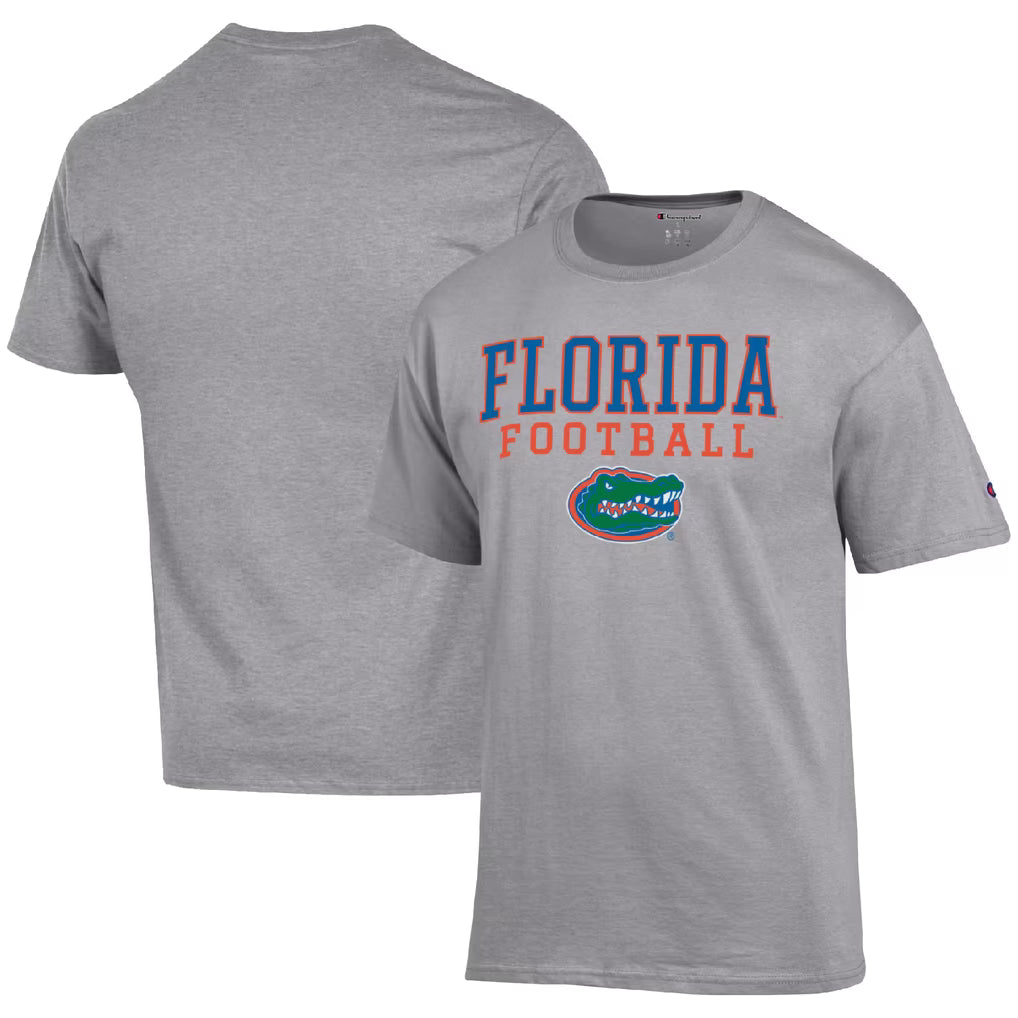Florida Gators T-Shirt – NCAA Champion Football Stack – 3 Colours (USA Sourced)