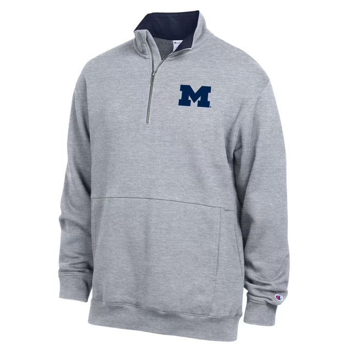 Michigan Wolverines Quarter-Zip Pullover – NCAA Champion Fleece – 4 Colours (USA Sourced)