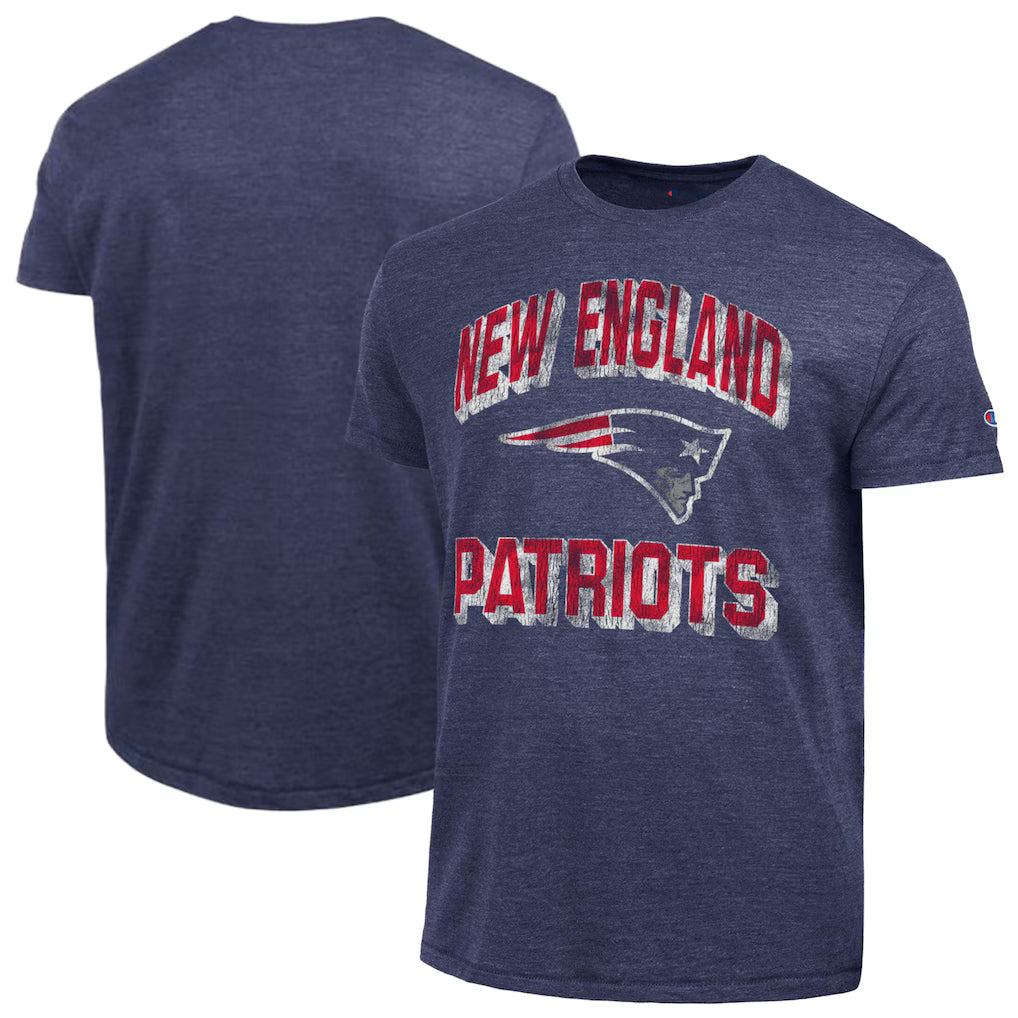 New England Patriots NFL Champion Ultimate Tri-Blend T-Shirt – Navy (USA Stock)