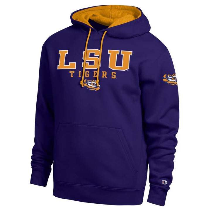 LSU Tigers Hoodie – NCAA Champion Contrast – 2 Colours (USA Sourced)