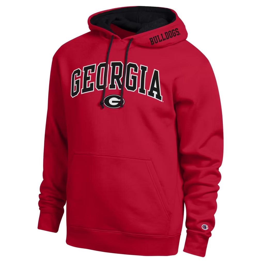 Georgia Bulldogs Hoodie – NCAA Champion Arch Tackle Twill – 4 Colours (USA Sourced)