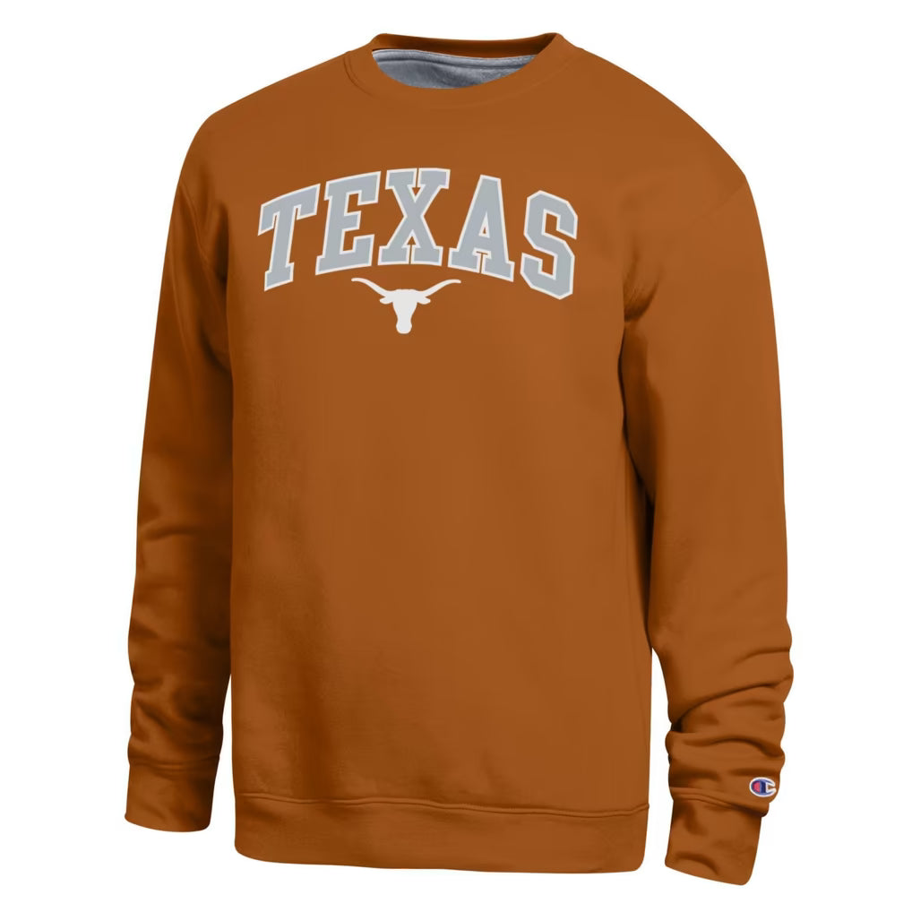 Texas Longhorns Sweatshirt – NCAA Champion Arch – 3 Colours (USA Sourced)