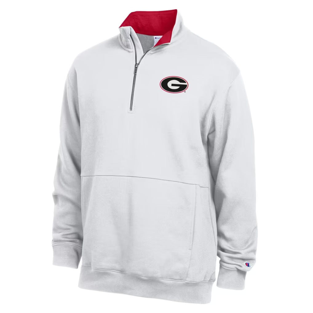 Georgia Bulldogs Quarter-Zip Pullover – NCAA Champion Fleece – 2 Colours (USA Sourced)
