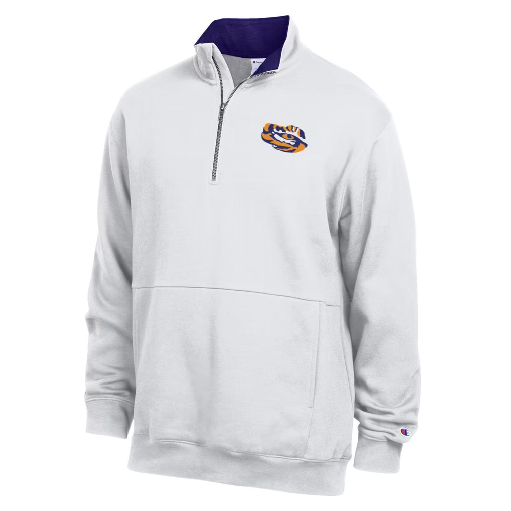 LSU Tigers Quarter-Zip Pullover – NCAA Champion Fleece – 4 Colours (USA Sourced)