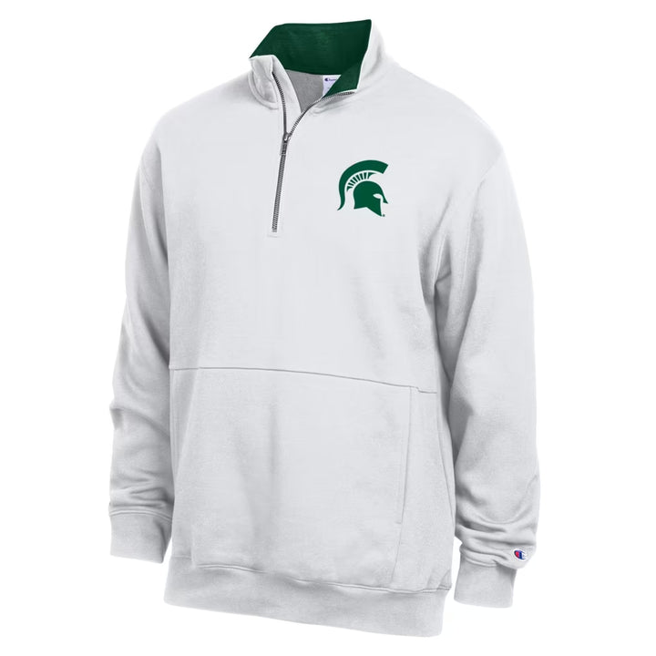 Michigan State Spartans Quarter-Zip Pullover – NCAA Champion Fleece – 5 Colours (USA Sourced)