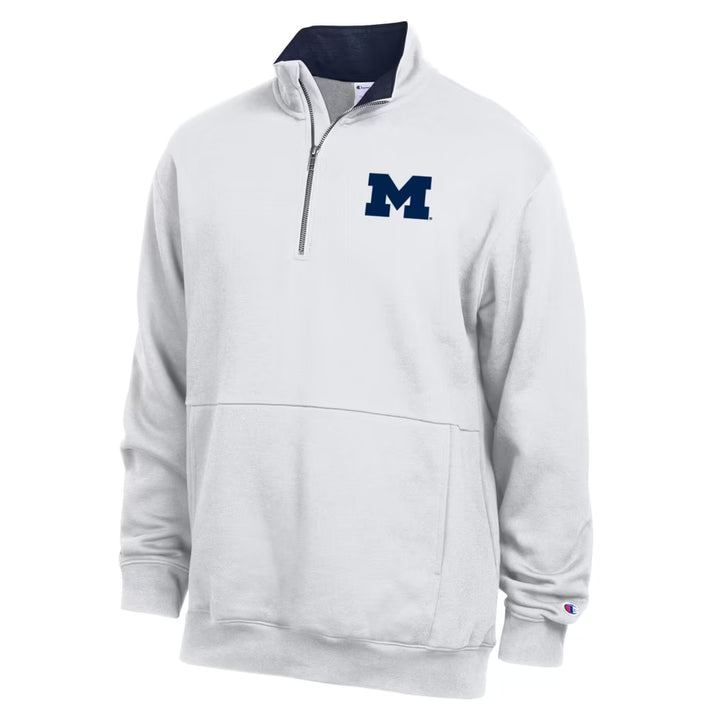 Michigan Wolverines Quarter-Zip Pullover – NCAA Champion Fleece – 4 Colours (USA Sourced)