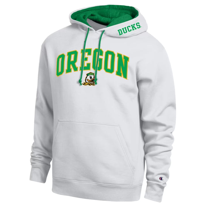 Oregon Ducks Hoodie – NCAA Champion Arch Tackle Twill – 5 Colours (USA Sourced)