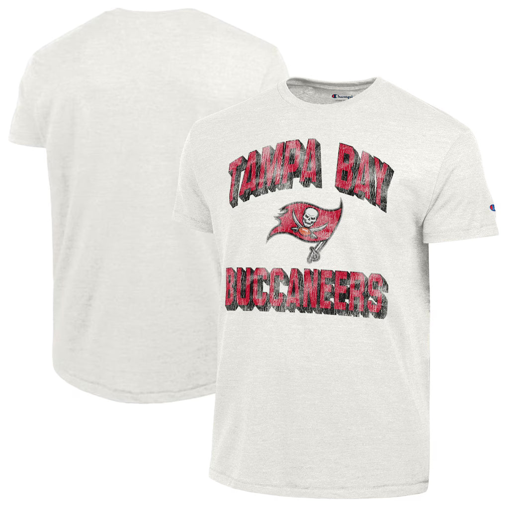Tampa Bay Buccaneers NFL Champion Ultimate Tri-Blend T-Shirt - White (USA Stock) - UKASSNI