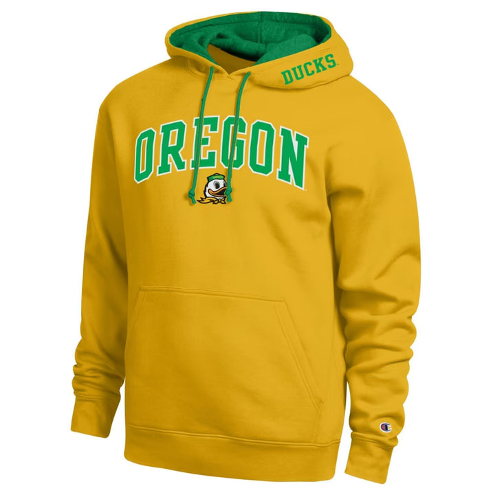 Oregon Ducks Hoodie – NCAA Champion Arch Tackle Twill – 5 Colours (USA Sourced)