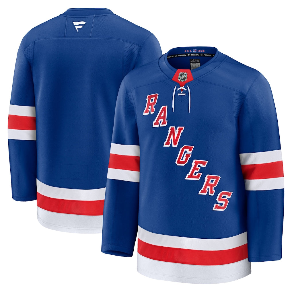 New York Rangers NHL Fanatics Home Premium Jersey – Blue (USA Stock) - UKASSNI