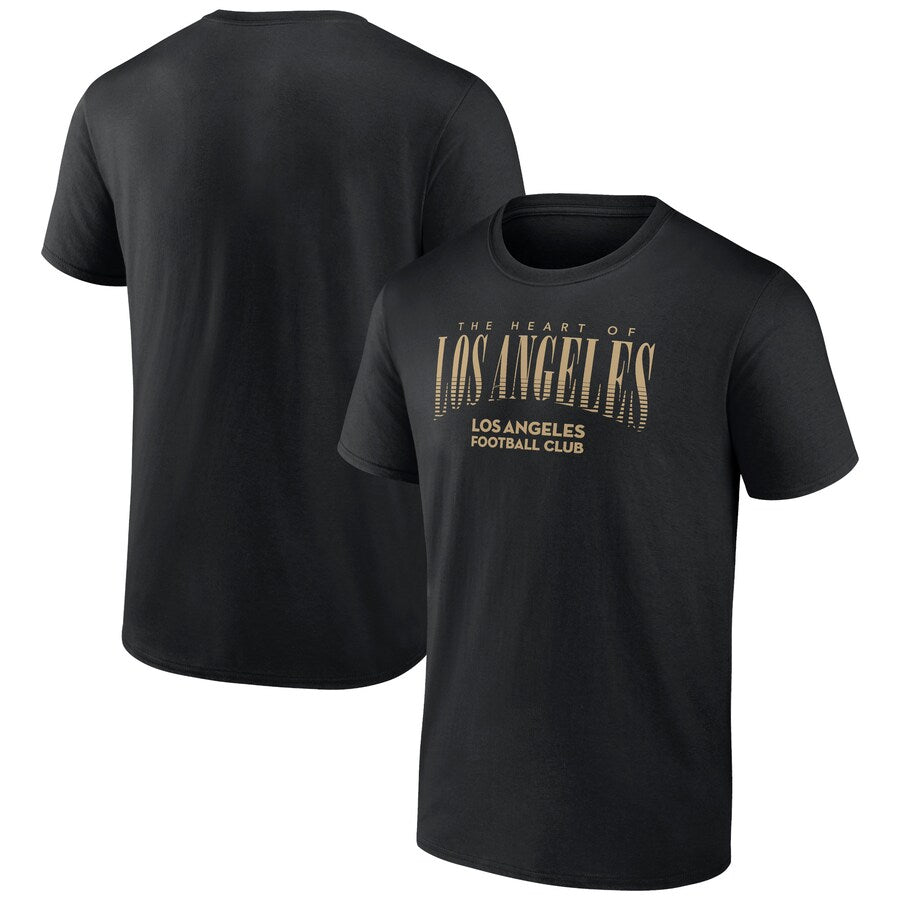 LAFC Fanatics Branded Team Hometown Collection T-Shirt - Black - UKASSNI