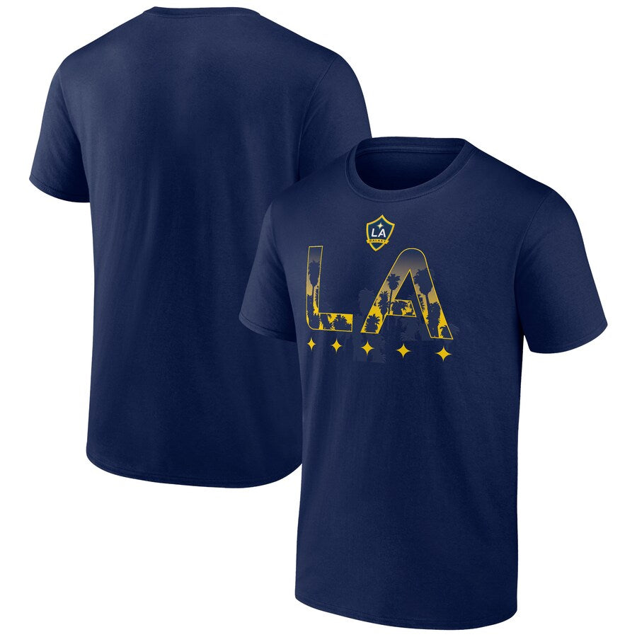 LA Galaxy Fanatics Branded Hometown Collection Team T-Shirt - Navy - UKASSNI
