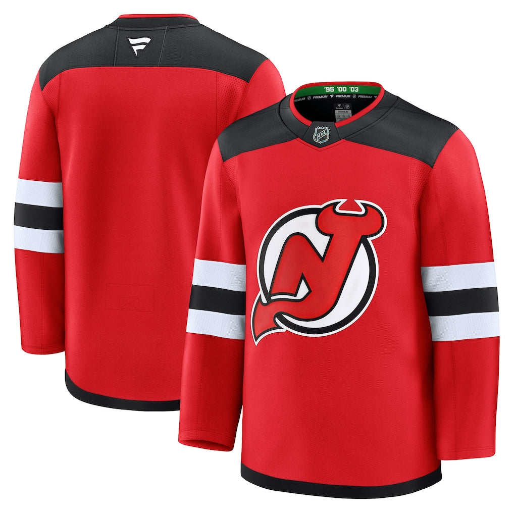 New Jersey Devils NHL Fanatics Home Premium Jersey – Red (UK Stock) - UKASSNI