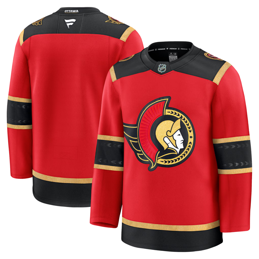 Ottawa Senators NHL Fanatics Alternate Premium Jersey – Red (USA Stock) - UKASSNI