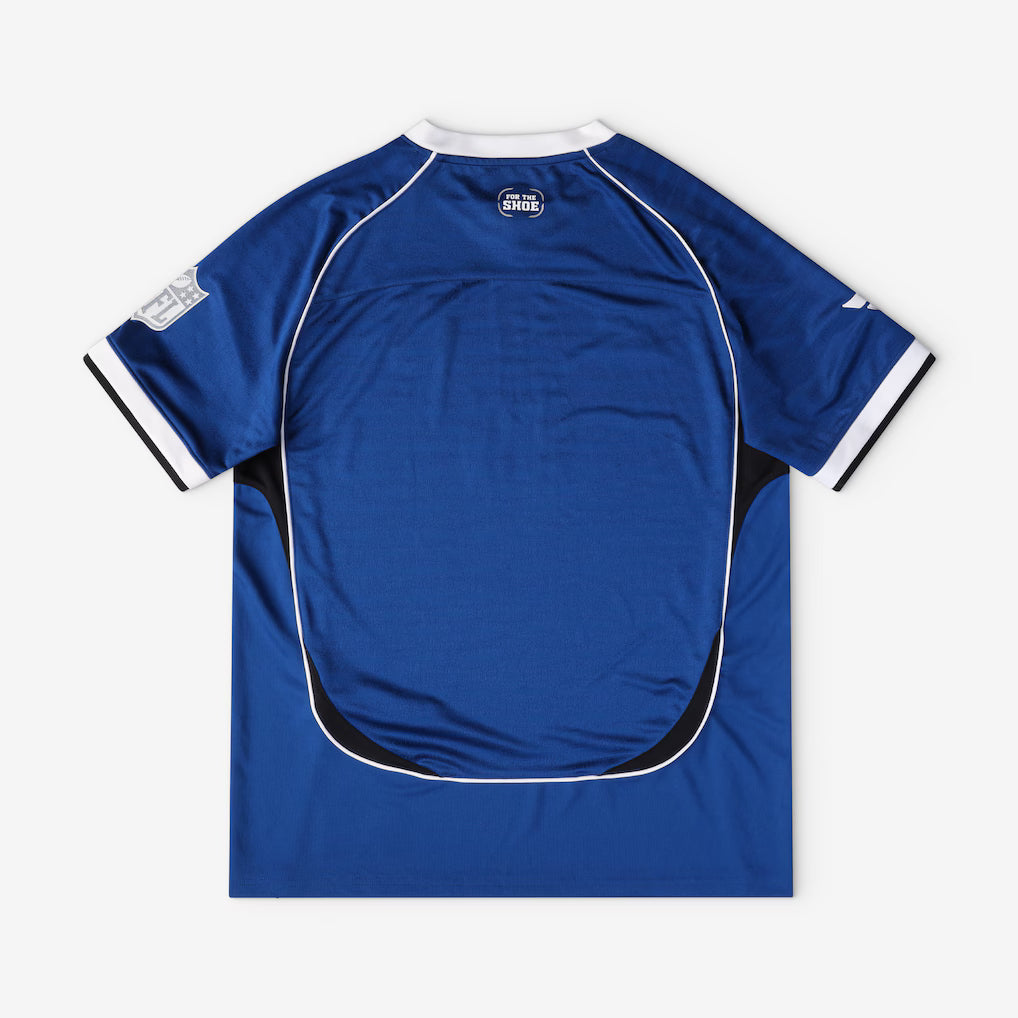 Indianapolis Colts Football x Football V-Neck Fan Top – NFL Fanatics Soccer-Style Crossover – Royal (USA Sourced) by Fanatics Branded