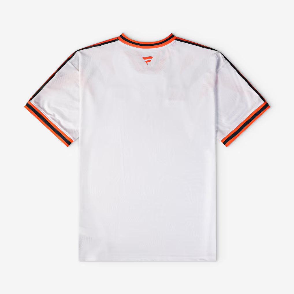 Cincinnati Bengals Football x Football V-Neck Fan Top – NFL Fanatics Soccer-Style Crossover – White (USA Sourced) by Fanatics Branded