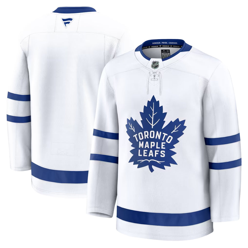 Toronto Maple Leafs Jersey – NHL Fanatics Away Premium – White (USA Sourced)