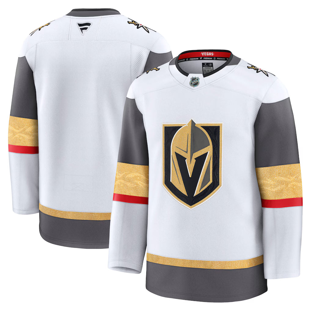 Vegas Golden Knights NHL Fanatics Away Premium Jersey – White (USA Stock) - UKASSNI