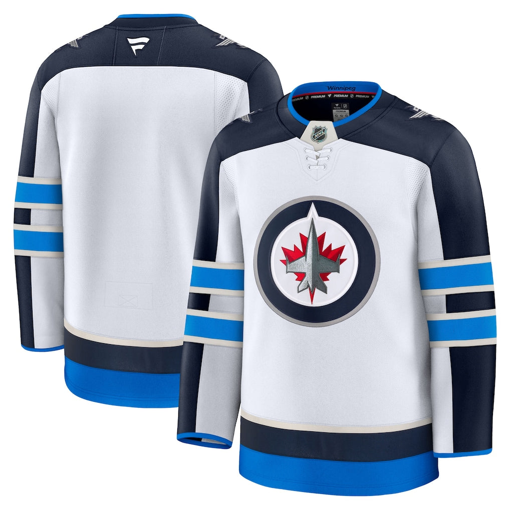 Winnipeg Jets NHL Fanatics Away Premium Jersey – White (USA Stock) - UKASSNI
