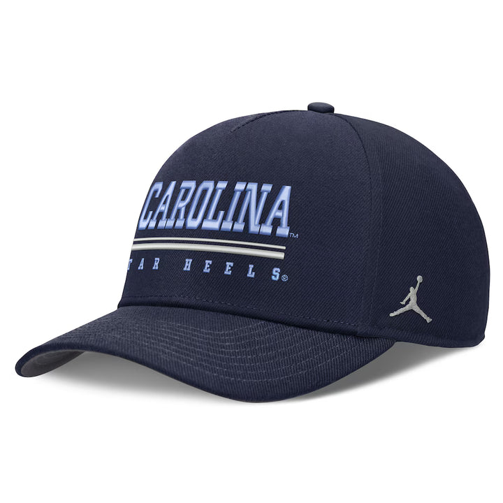 North Carolina Tar Heels Jordan Brand 2026 Sideline Dri-FIT Rise Adjustable Hat - NCAA – Navy (USA Sourced)