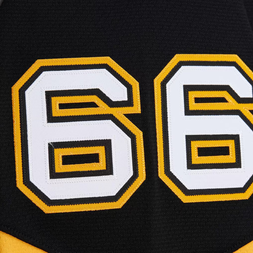 Pittsburgh Penguins Mario Lemieux Jersey – NHL Mitchell &amp; Ness 1996-97 Power Play – Black (USA Sourced)