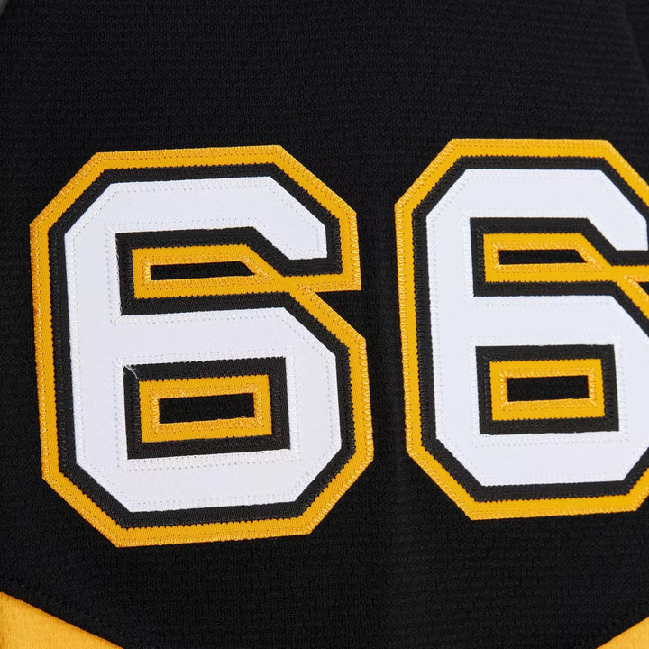 Pittsburgh Penguins Mario Lemieux Jersey – NHL Mitchell &amp; Ness 1996-97 Power Play – Black (USA Sourced)