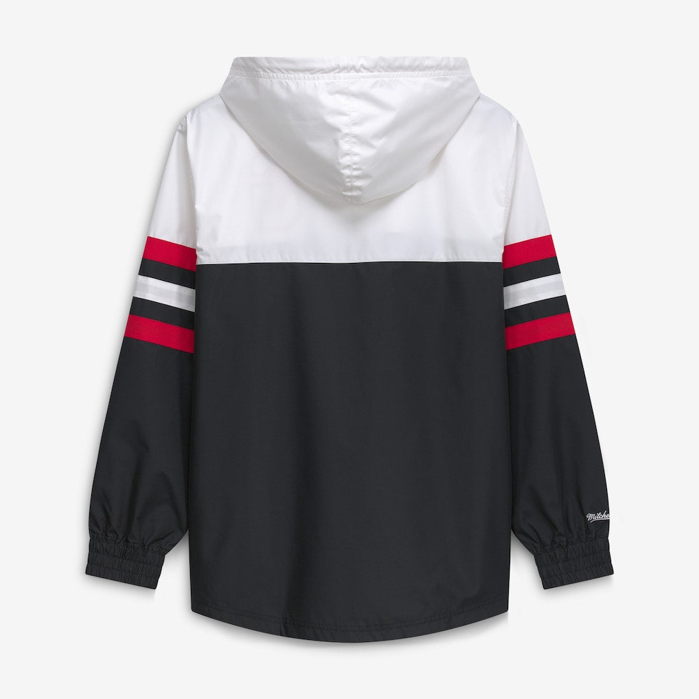 Georgia Bulldogs Windbreaker – NCAA Mitchell &amp; Ness Head Coach Anorak Medium – Black (USA Sourced)