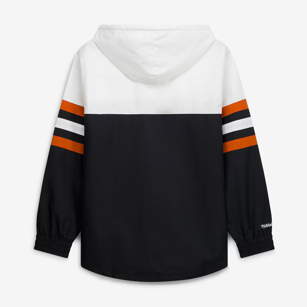 Texas Longhorns Windbreaker – NCAA Mitchell &amp; Ness Head Coach Anorak – Black (USA Sourced)